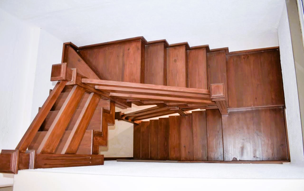 Fabricated MS spiral staircase